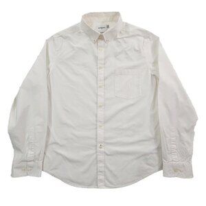 Goodfellow & Co Shirt Long Sleeve Men's XL White Performance Button Down EUC